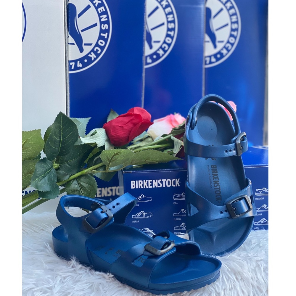 Kids Birkenstock Rio Eva | Navy Blue